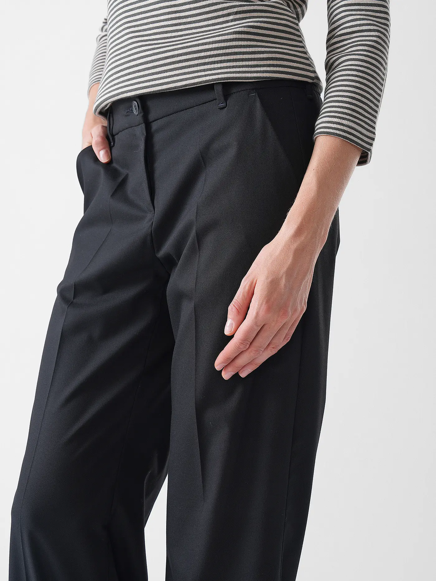 BRAX | Marlenehose MAINE | schwarz