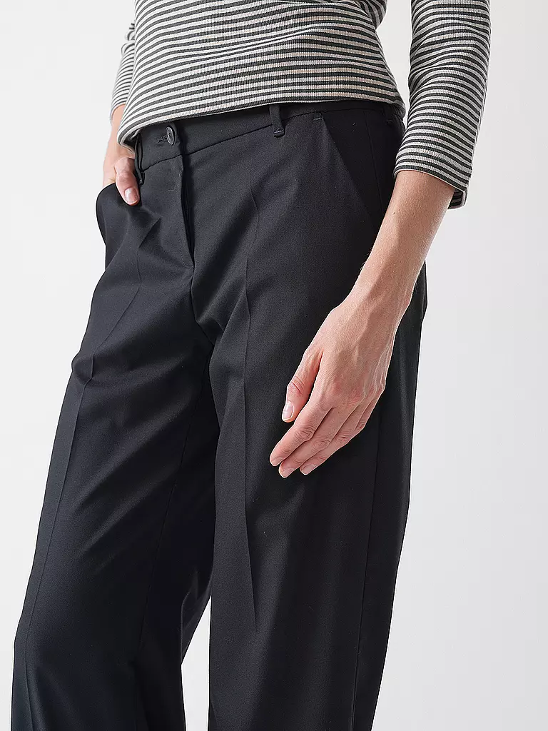 BRAX | Marlenehose MAINE | schwarz