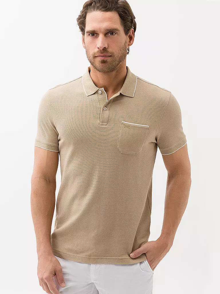 BRAX | Poloshirt Regular Fit PADDY | beige