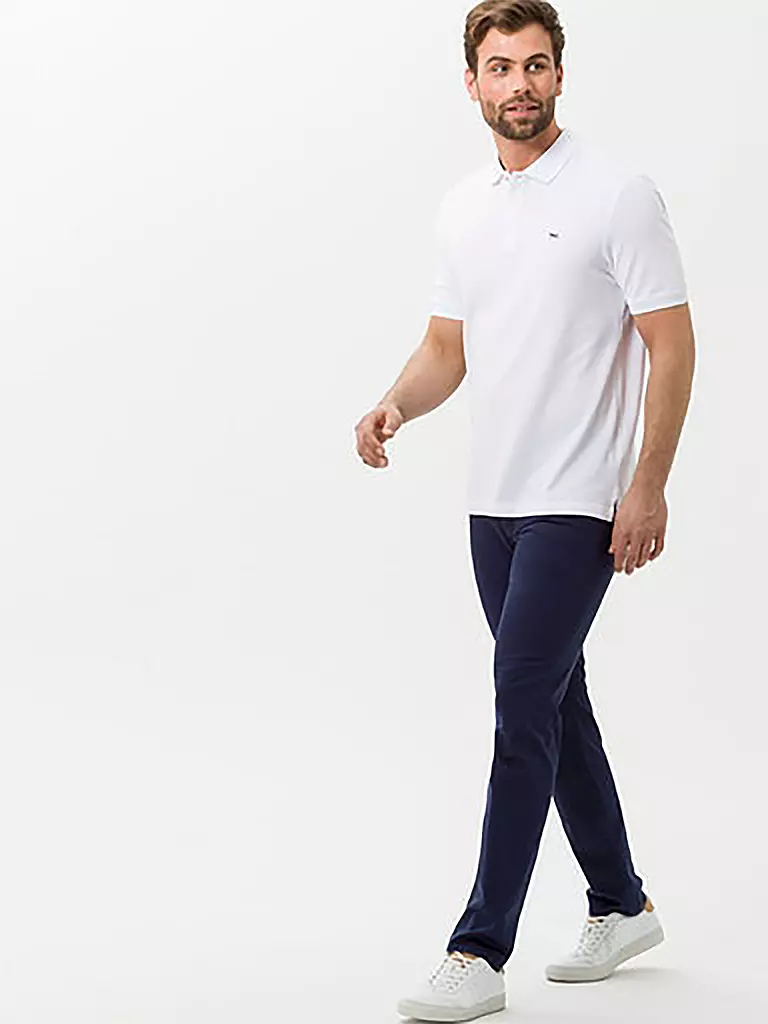 BRAX | Poloshirt Regular Fit PETE | weiß