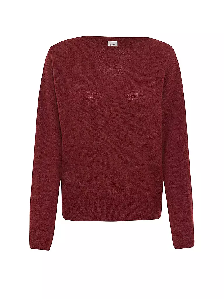 BRAX | Pullover LISA | dunkelrot