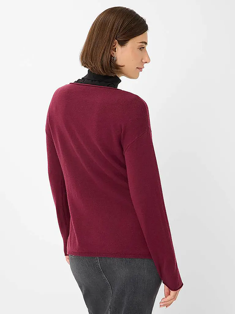 BRAX | Pullover LIZ | dunkelrot