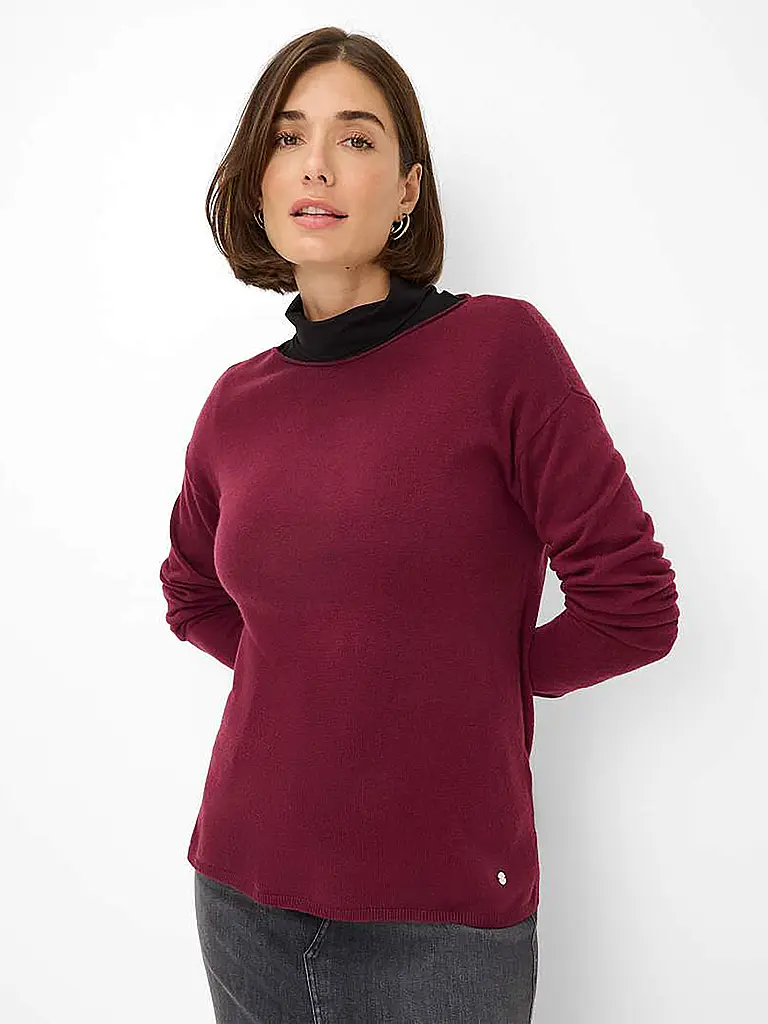 BRAX | Pullover LIZ | dunkelrot