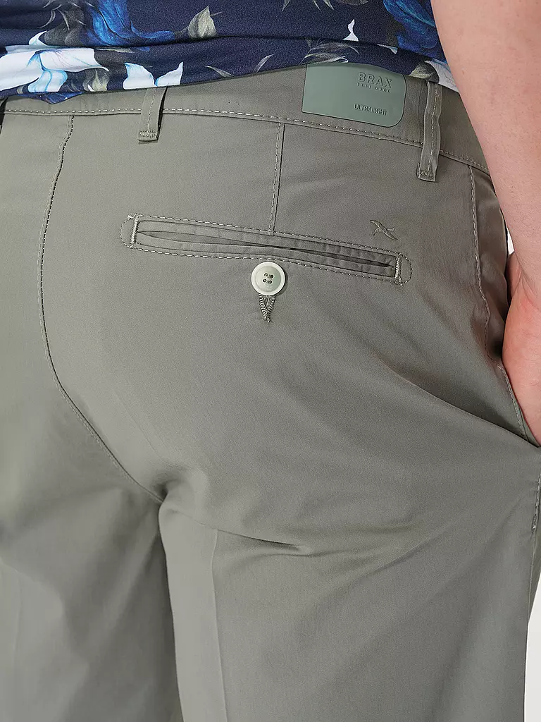 BRAX | Shorts Regular Fit BOZEN | Hellgrün