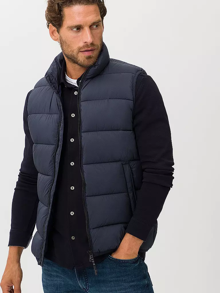 BRAX | Steppgilet DANTE | blau