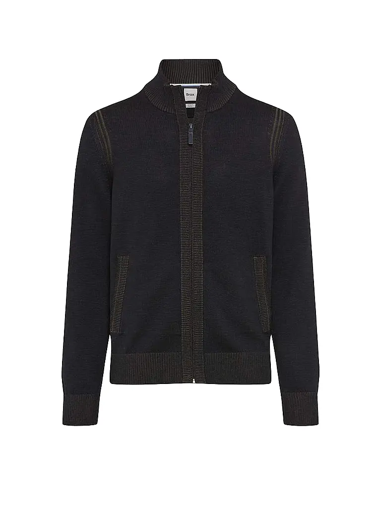 BRAX | Strickjacke JAKE | dunkelblau