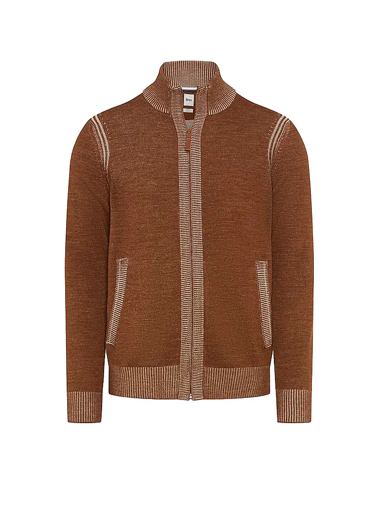 BRAX | Strickjacke JAKE | camel