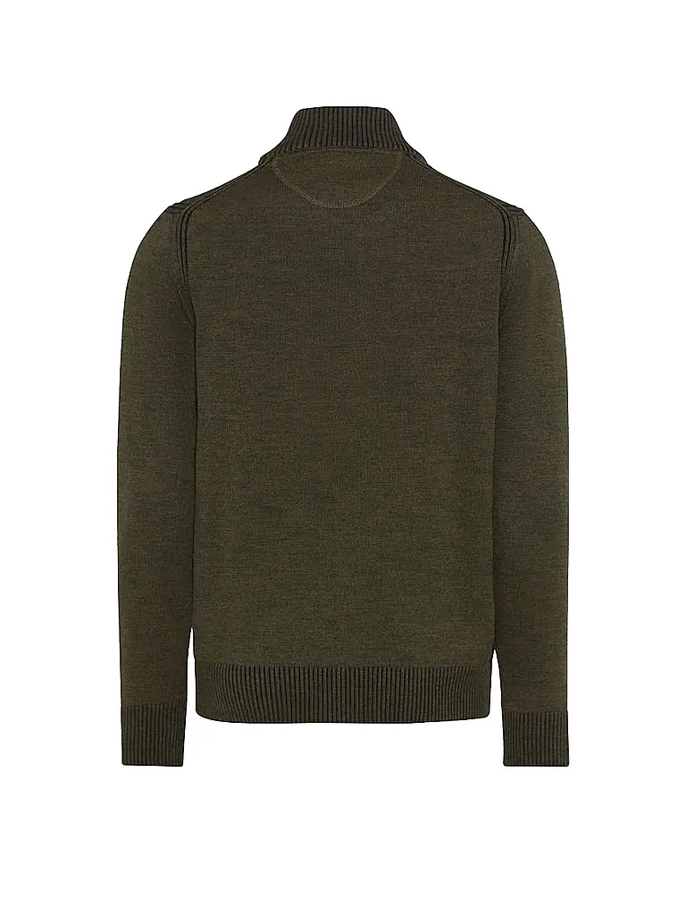 BRAX | Strickjacke JAKE | olive