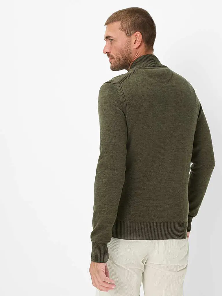 BRAX | Strickjacke JAKE | olive