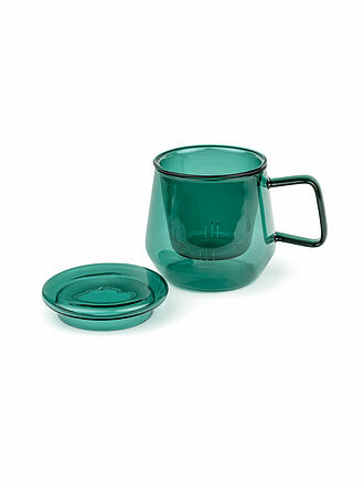 BREDEMEIJER | Teekanne TEA FOR ONE LIVORNO 0,35l Glas Jadegreen 