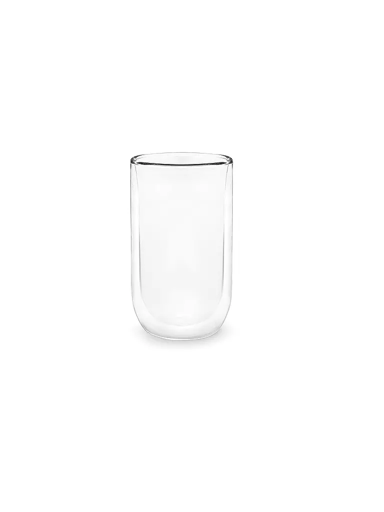 BREDEMEIJER | Doppelwandiges Glas Tumbler 400ml 2 Stück | transparent