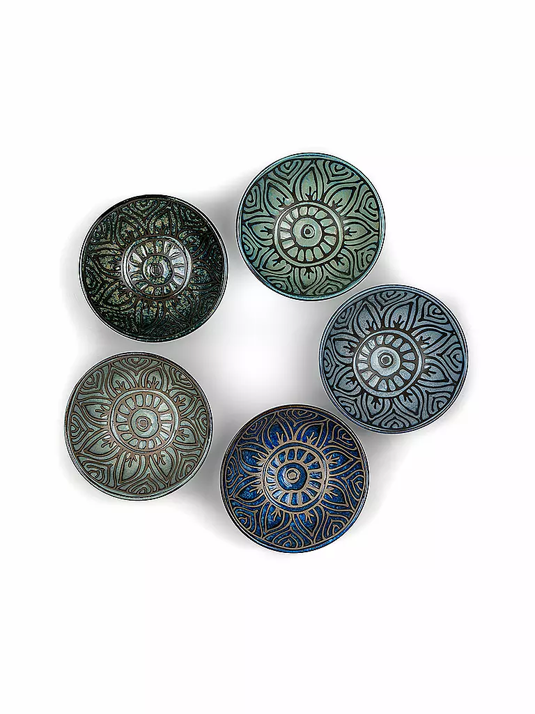 BREDEMEIJER | Teebecher JARA 5er Set Porzellan / Bunt | bunt