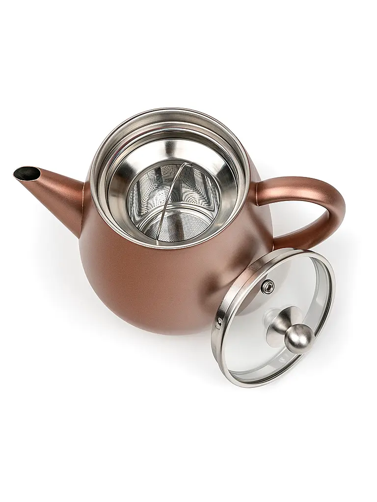 BREDEMEIJER | Teekanne Duet® EVA 1,1l Rusty-Brown | Kupfer