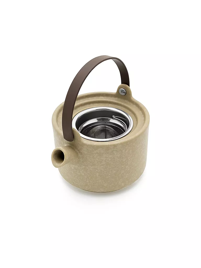 BREDEMEIJER | Teekanne TEA FOR ONE UMEA 0,5l Lehmgrau / Bamb | schwarz