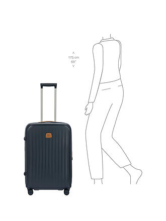 BRICS | Trolley 69cm erweiterbar TAORMINA Blue