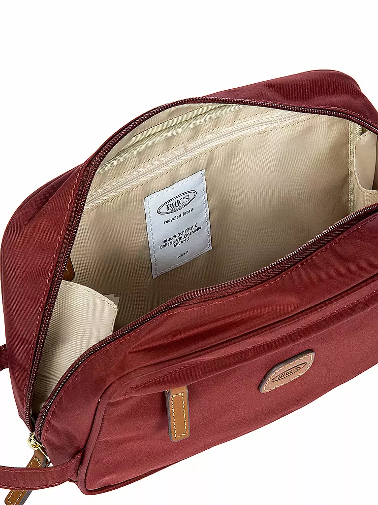 BRICS | Kosmetiktasche X-Bag Bordeaux | dunkelrot