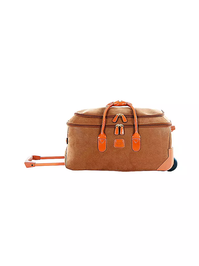 BRICS | Reisetasche mit Rollen "Life" 55cm (Camel) | camel