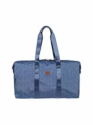 BRICS | Reisetasche X-Travel 55cm Flower Fiori | blau