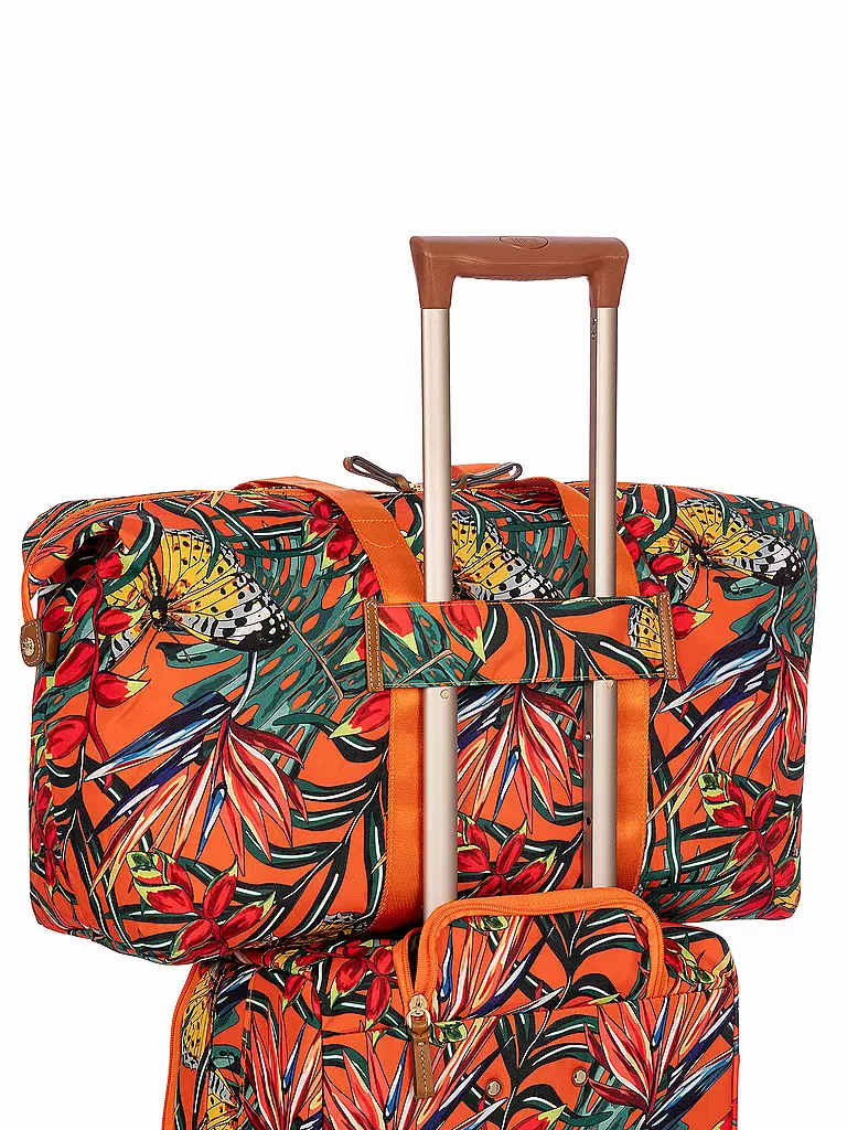 BRICS | Reisetasche X-Travel 55cm Orange Butterfly | bunt