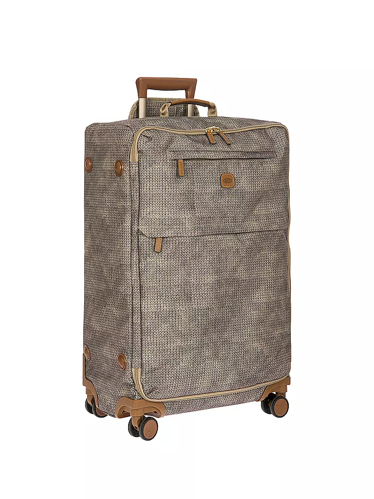 BRICS | Trolley weich X-TRAVEL 71cm Wool Nut | Hellbraun