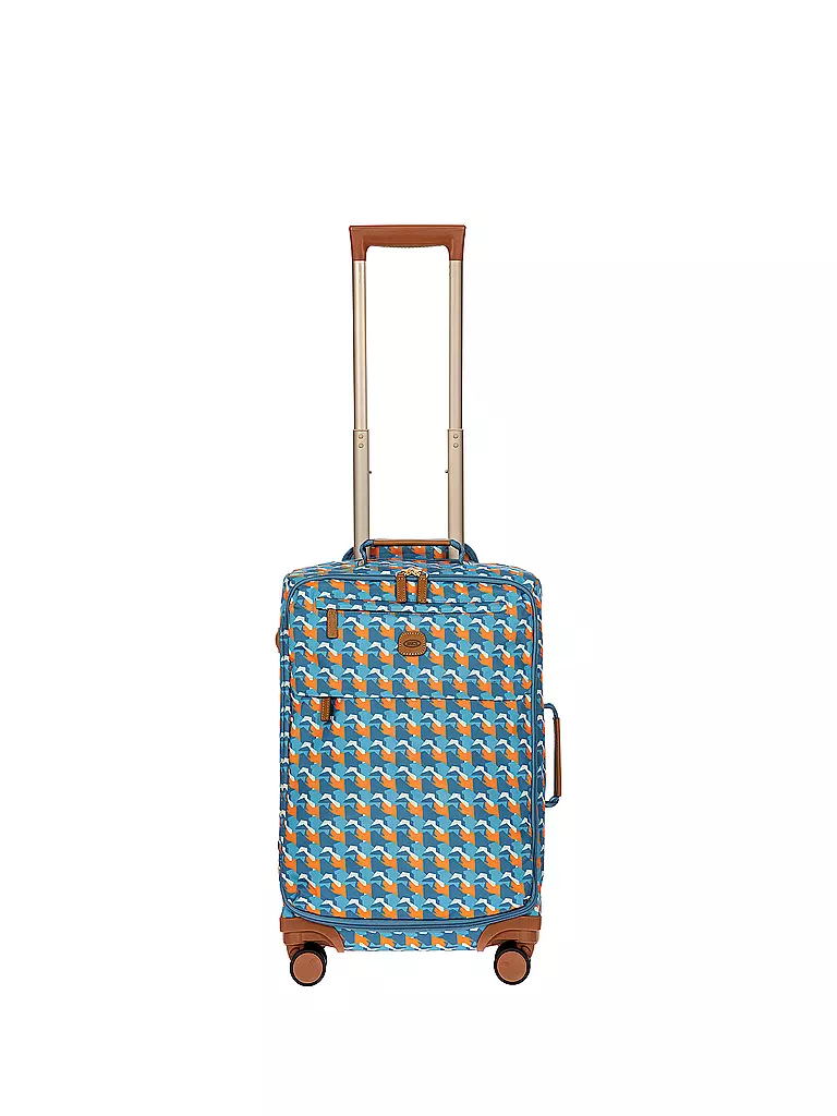 BRICS | Trolley X Travel 55cm Tropical Camou | blau