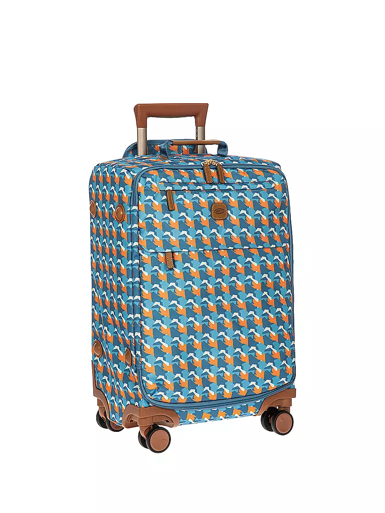 BRICS | Trolley X Travel 55cm Tropical Camou | blau