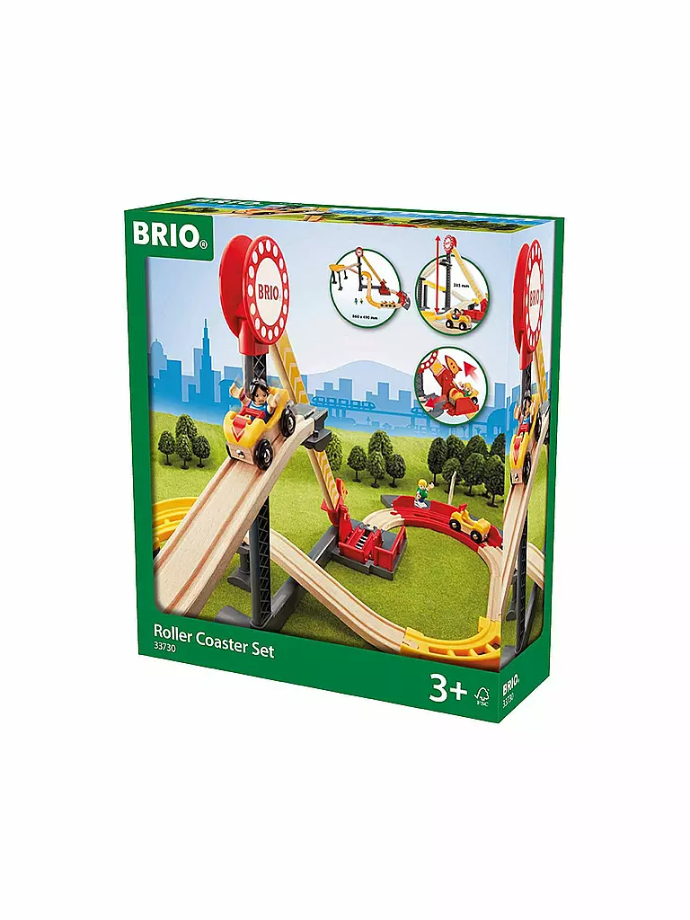 BRIO | Achterbahn Set - Fun Park | transparent