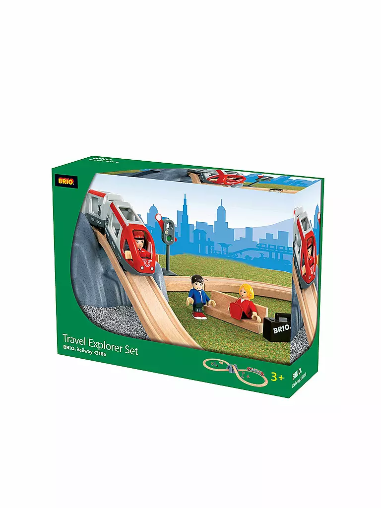 BRIO | Bahn-Set 26-tlg. "Travel Explorer" | 