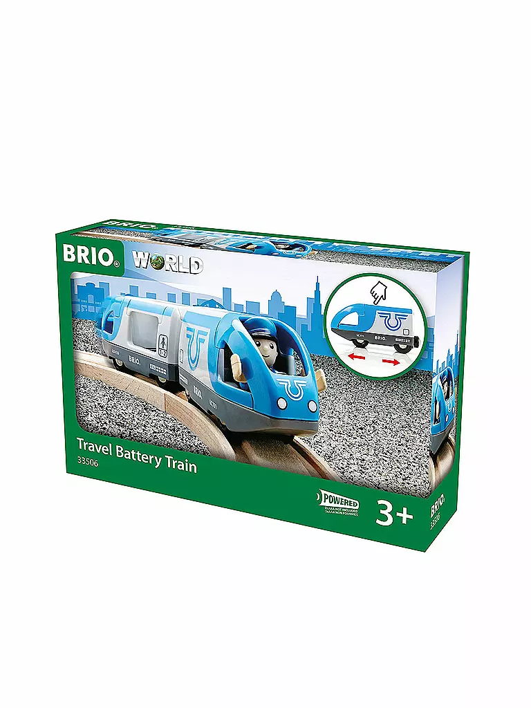 BRIO | Batterielok - Blauer Reisezug  | keine Farbe