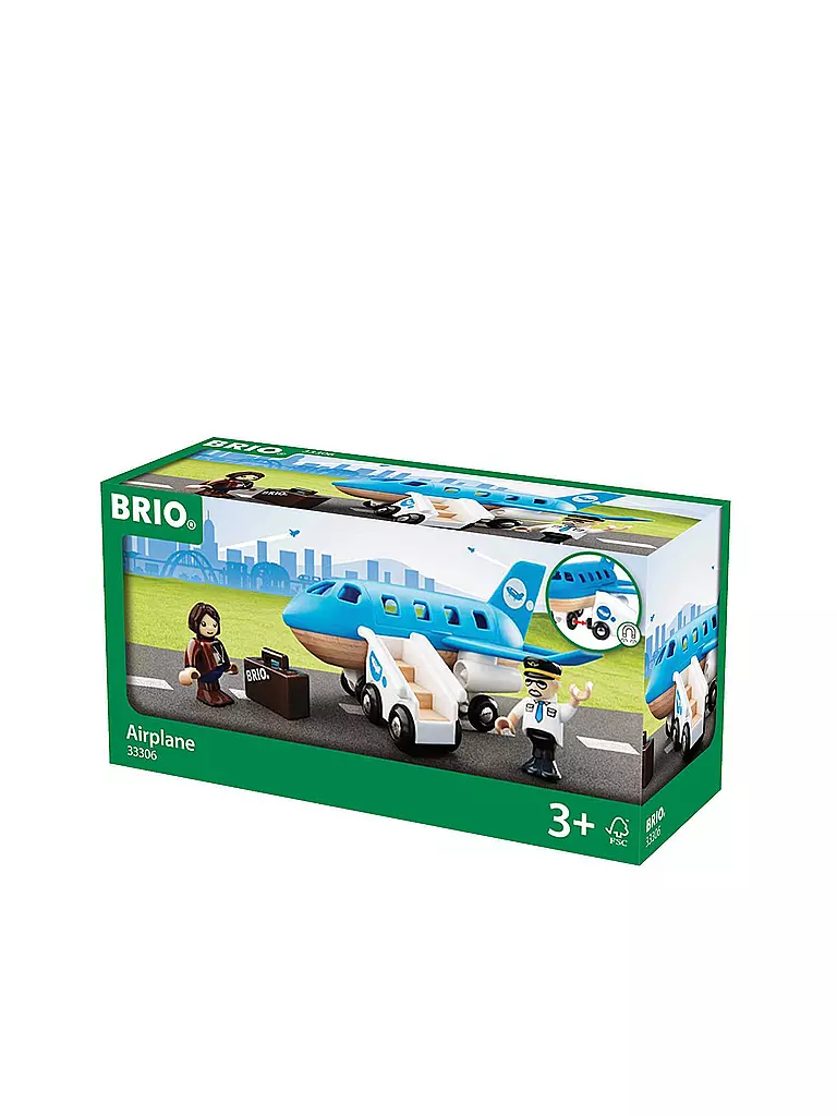 BRIO | Blaues Flugzeug | keine Farbe