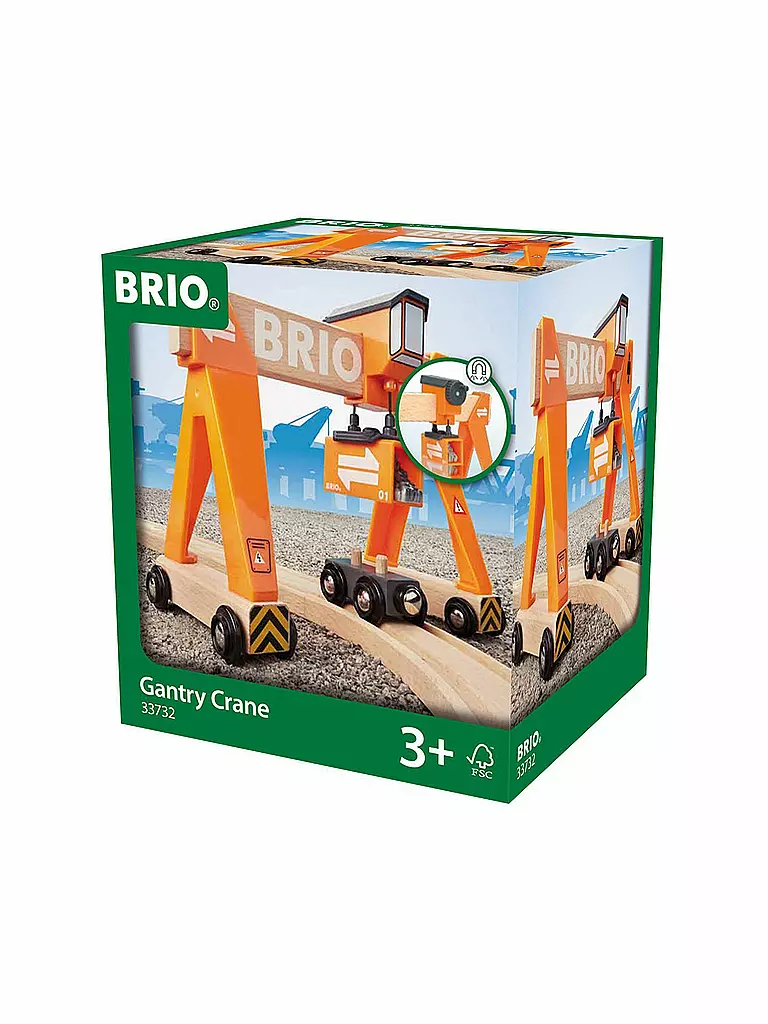 BRIO | Container Verladekran | transparent