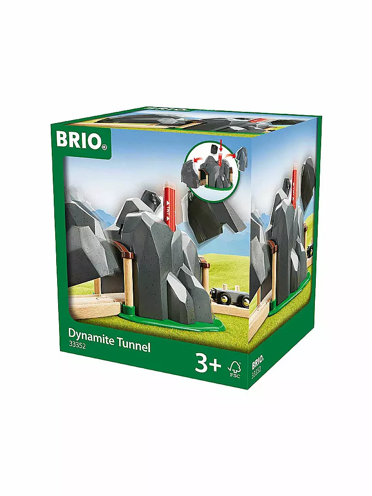 BRIO | Dynamit Aktionstunnel | transparent