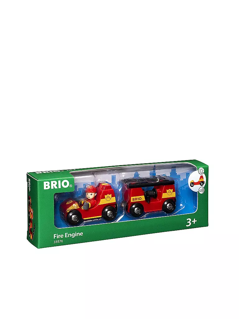 BRIO | Feuerwehr mit Licht und Sound | transparent