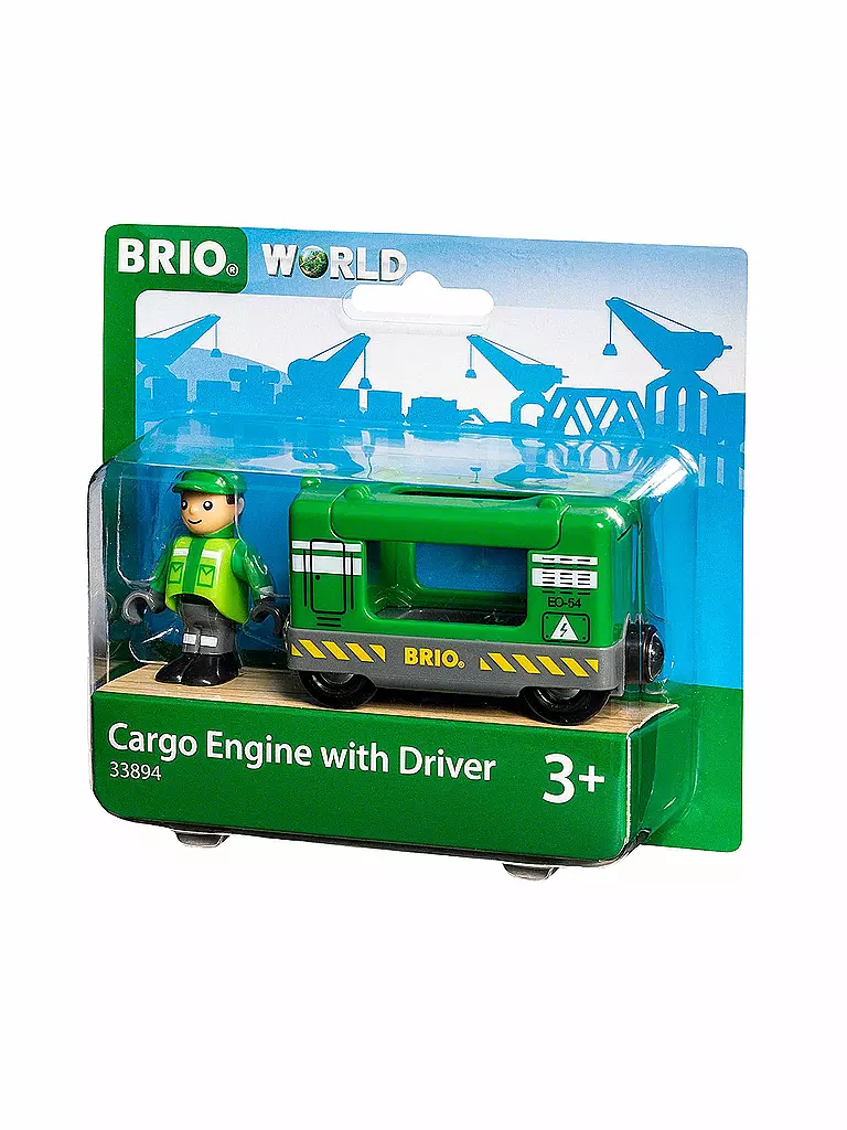 BRIO | Frachtlok mit Fahrer 33894 | keine Farbe