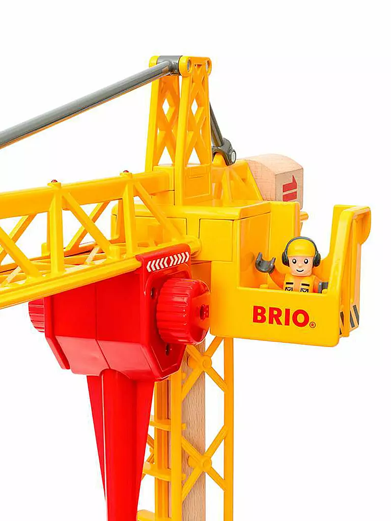 BRIO | Großer Baukran mit Licht | keine Farbe