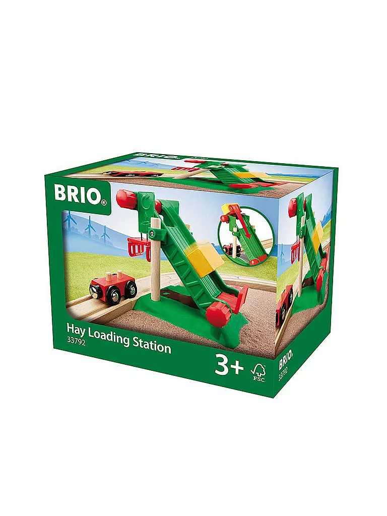 BRIO | Heuballen-Verladestation  | transparent