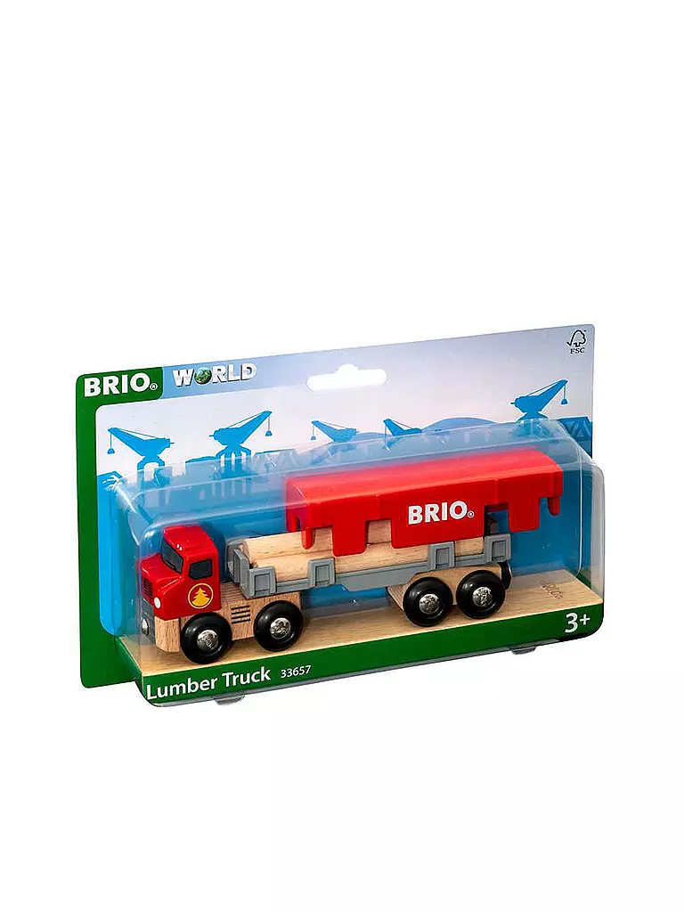 BRIO | Holztransporter mit Magnetladung | keine Farbe