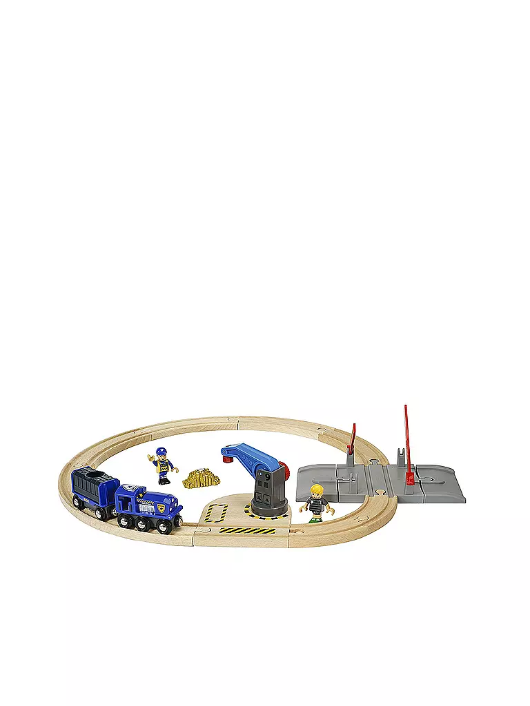 BRIO | Polizei-Geldtransport Set | transparent