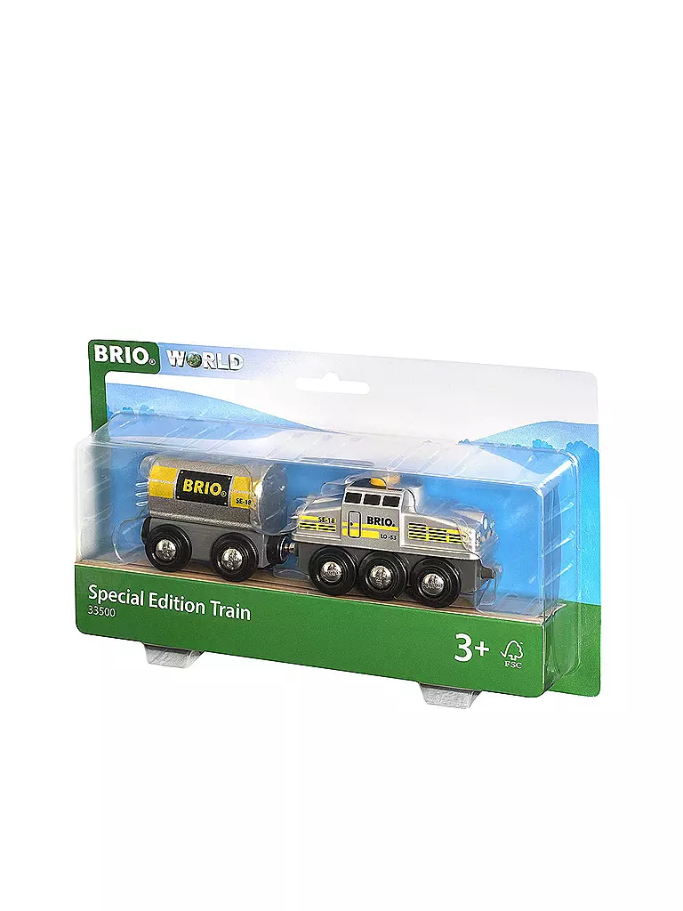 BRIO | Silberner Frachtzug 33500 | transparent