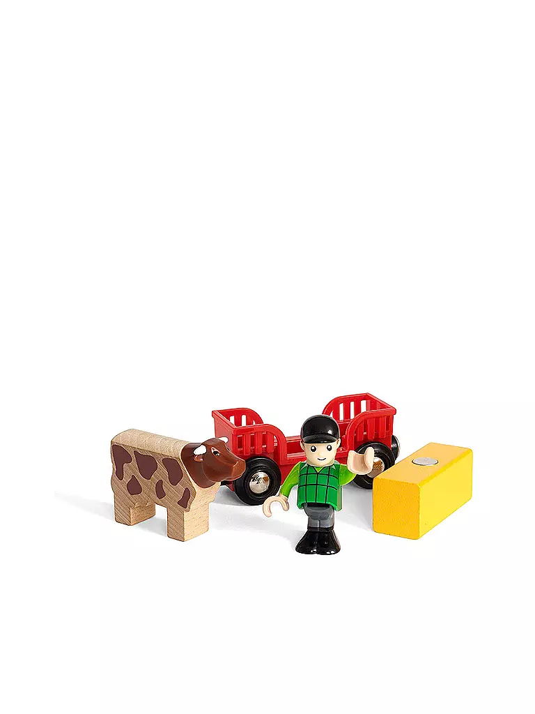 BRIO | Spielpäckchen Bauer mit Kuh 33879 | keine Farbe