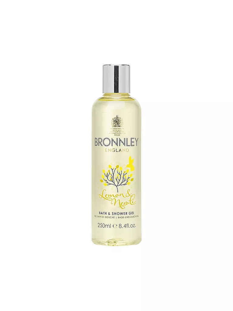 BRONNLEY | Dusch und Badegel "Zitrone & Neroli" 250ml | transparent