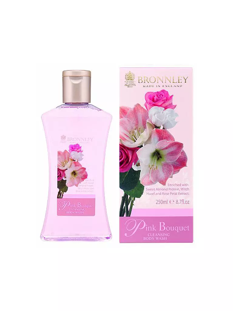 BRONNLEY | Duschgel "Pink Bouquet" 250ml | transparent