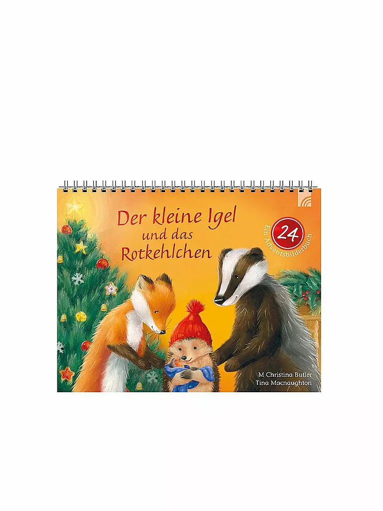 BRUNNEN VERLAG | Adventsbilderbuch - Der kleine Igel und das Rotkehlchen | keine Farbe