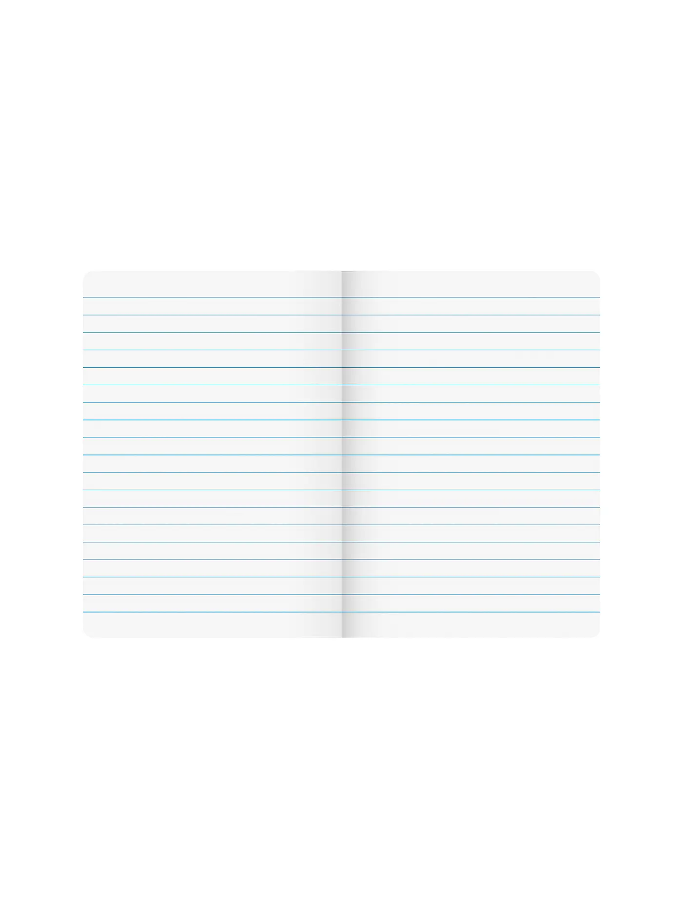 BRUNNEN VERLAG | Heft A5 Liniert 10mm 40 Blatt | keine Farbe