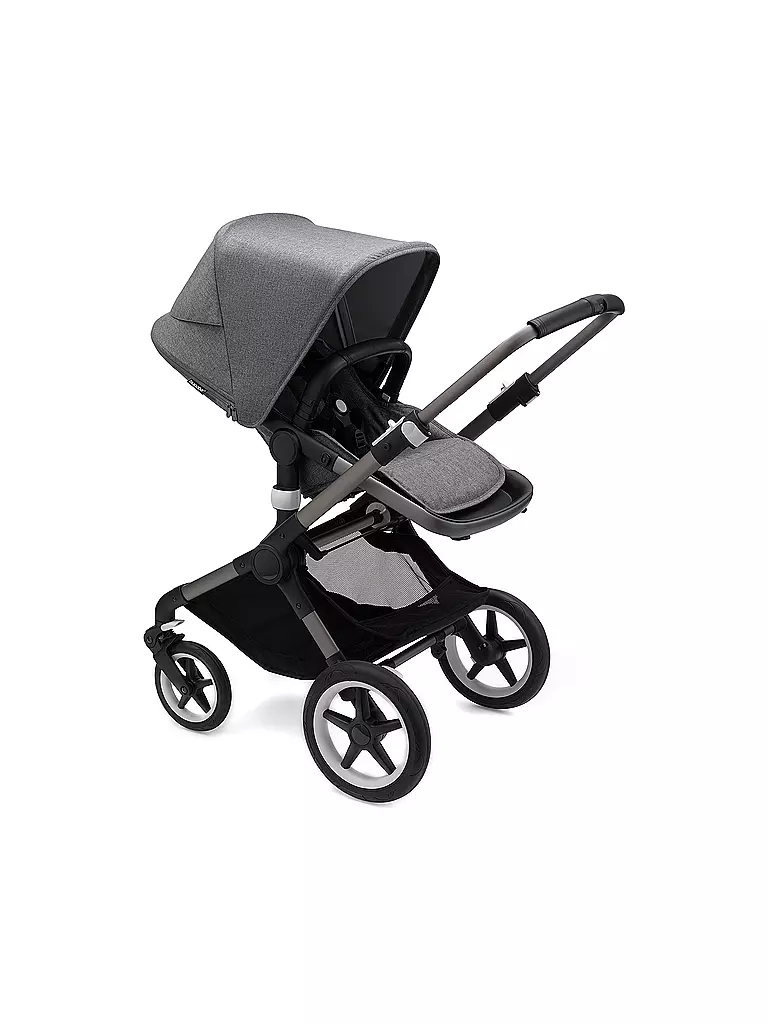 BUGABOO | Kombikinderwagen Fox3 Komplett Set Graphit / Graumeliert | grau