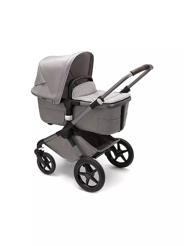 BUGABOO | Kombikinderwagen Fox3 Mineral Komplett Set Graphit / Hellgrau | grau