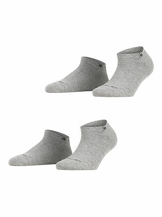 BURLINGTON | Damen Sneaker-Socken 2er Pkg. EVERYDAY 36-41 light grey