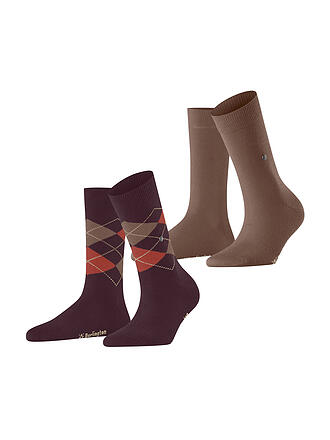 BURLINGTON | Damen Socken EVERYDAY 2-er Pkg 36-41 braun