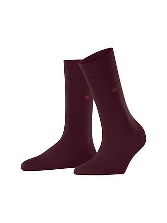 BURLINGTON | Damen Socken BLOOMSBURY 36-41 claret