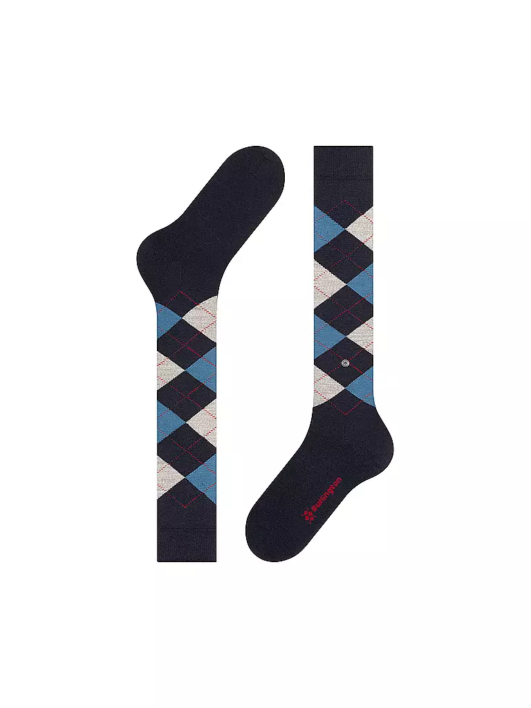 BURLINGTON | Damen Kniestrümpfe MARYLEBONE 36-40 d blau | blau